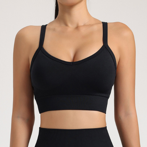 Naadloze drukverlichtende sport top