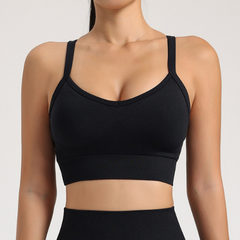 Naadloze drukverlichtende sport top